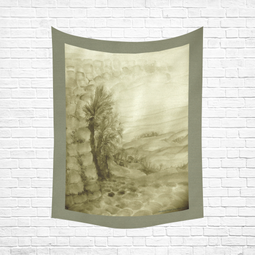 Jerusalem Cotton Linen Wall Tapestry 60"x 80"