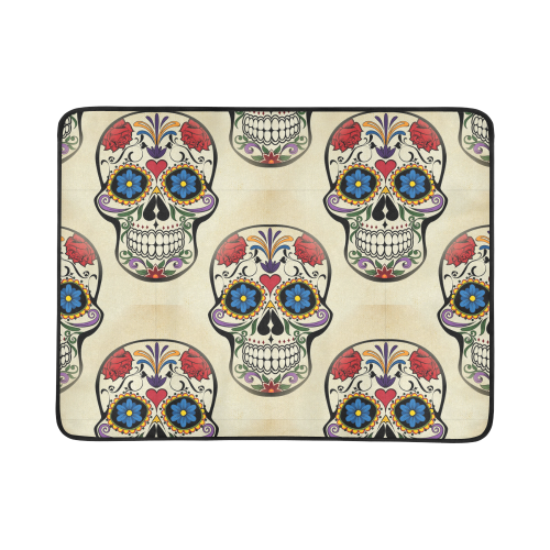 Skull20160602 Beach Mat 78"x 60"