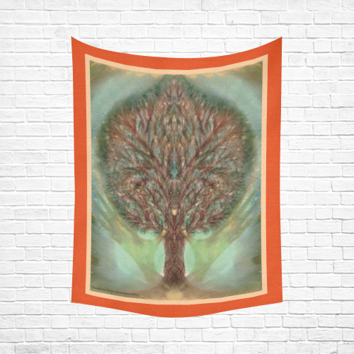 tree of life Cotton Linen Wall Tapestry 60"x 80"