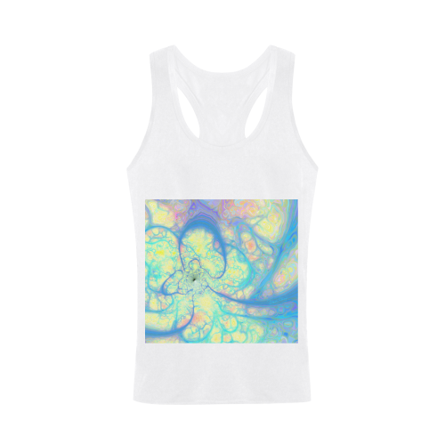 Blue Angel, Abstract Cosmic Azure Lemon