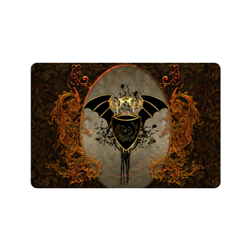 Dragon with swords and wings