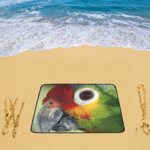 parrot_2015_0207 Beach Mat 78"x 60"
