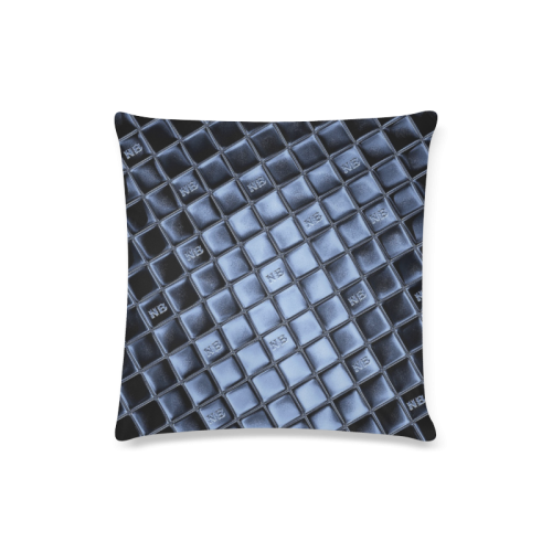 NB Dark Blue by Nico Bielow Custom Zippered Pillow Case 16"x16"(Twin Sides)