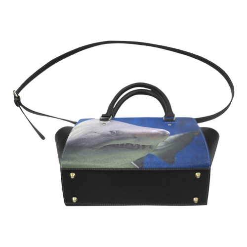 Great White Shark Attack Classic Shoulder Handbag (Model 1653)