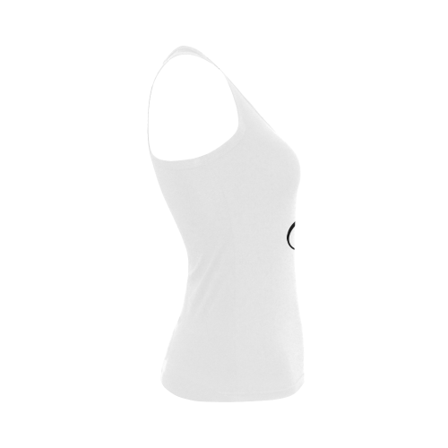 Only your Monogram - Example: M Women's Shoulder-Free Tank Top (Model T35)