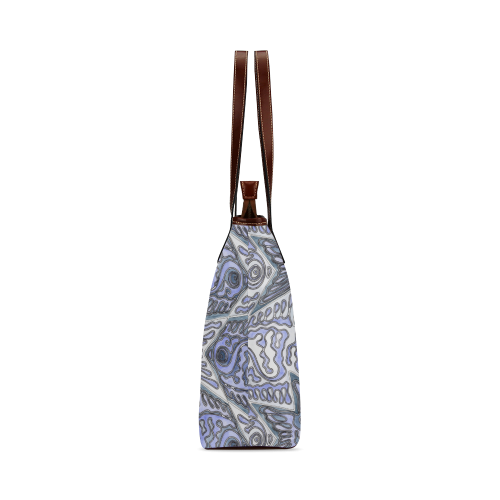 Fish Tessellation Shoulder Tote Bag (Model 1646)