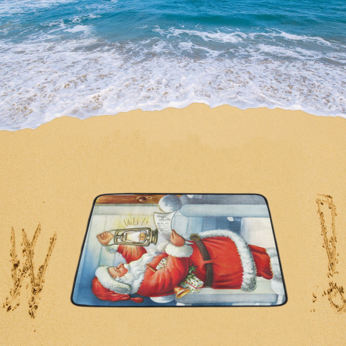 Santa20160603 Beach Mat 78"x 60"