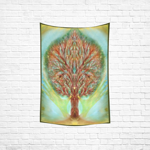 tree of life Cotton Linen Wall Tapestry 40"x 60"