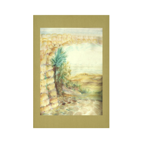 Jerusalem Cotton Linen Wall Tapestry 60"x 90"