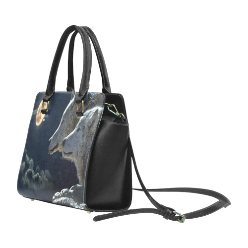 Wolven Love By The Light Of The Moon Classic Shoulder Handbag (Model 1653)