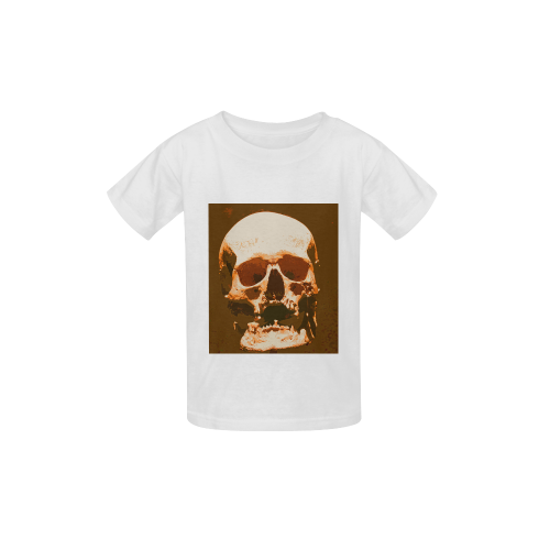 Skull 026 Q Kid's  Classic T-shirt (Model T22)