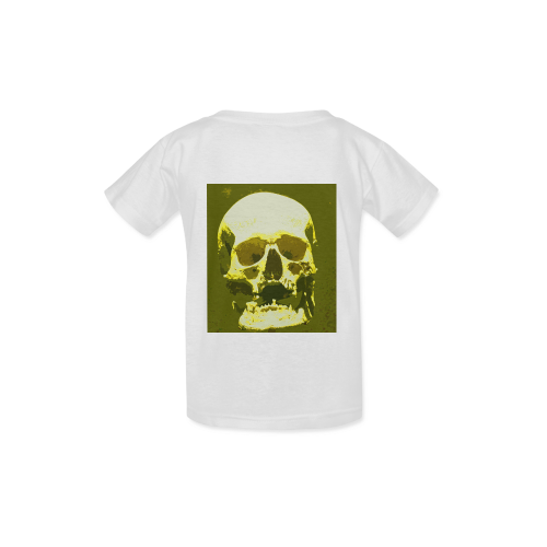 Skull 025 Q Kid's  Classic T-shirt (Model T22)