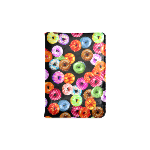 Colorful Yummy DONUTS pattern Custom NoteBook A5