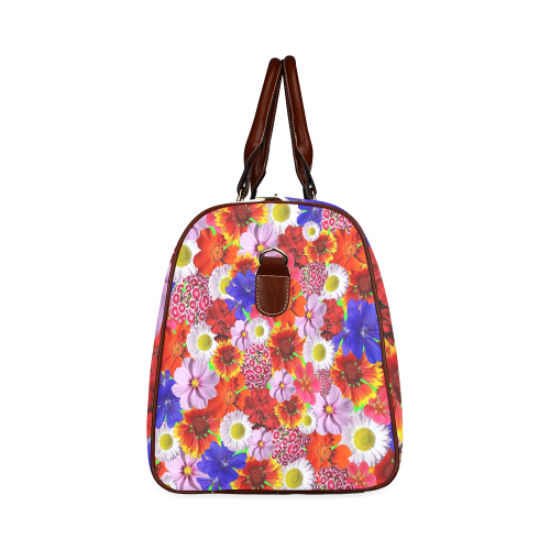 Delightful Daisies Waterproof Travel Bag/Small (Model 1639)