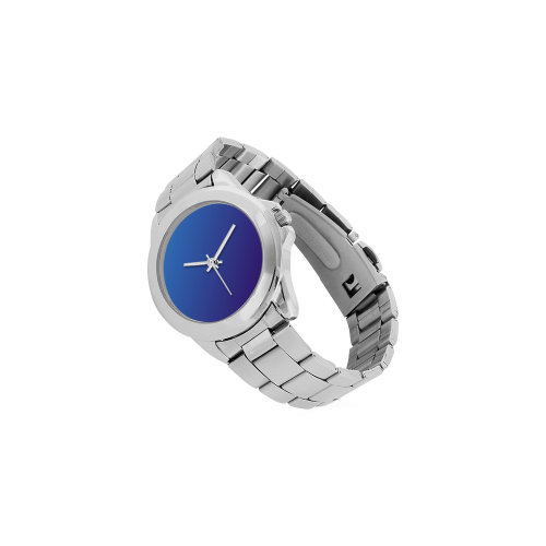 Blue Blush Unisex Stainless Steel Watch(Model 103)