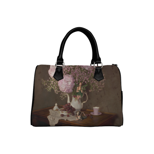 A Fairy Dreaming In Pastel Boston Handbag (Model 1621)