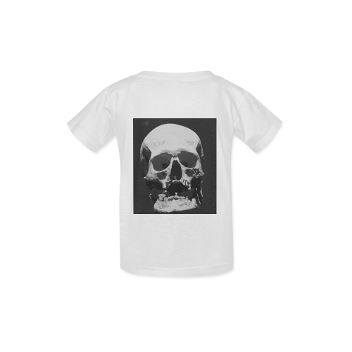 Skull 027 Q Kid's  Classic T-shirt (Model T22)