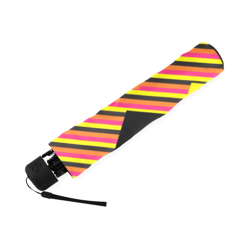 Stripes and squares Foldable Umbrella (Model U01)