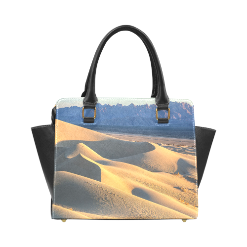 Sand Dune Adventure Rivet Shoulder Handbag (Model 1645)