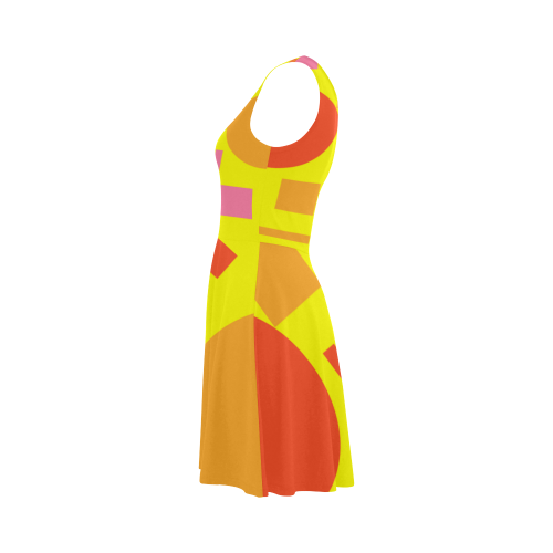Colorful shapes Atalanta Sundress (Model D04)