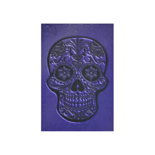 Skull20151207 Cotton Linen Wall Tapestry 40"x 60"