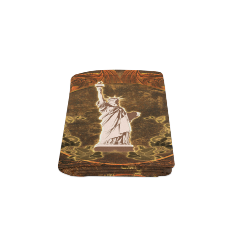 Statue of liberty with flowers Blanket 50"x60"