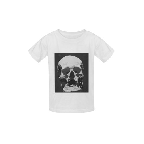 Skull 027 Q Kid's  Classic T-shirt (Model T22)