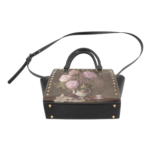 A Fairy Dreaming In Pastel Rivet Shoulder Handbag (Model 1645)