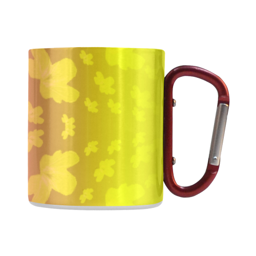 Pretty flowers in neon Classic Insulated Mug(10.3OZ)