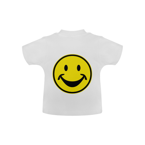 Funny yellow SMILEY for happy people Baby Classic T-Shirt (Model T30)