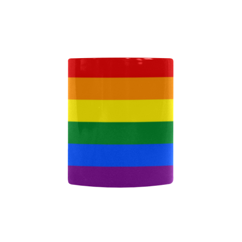 Gay Pride Rainbow Flag Stripes Custom Morphing Mug