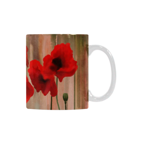 Poppies White Mug(11OZ)