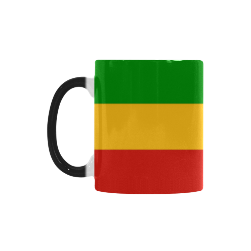 Rastafari Flag Colored Stripes Custom Morphing Mug