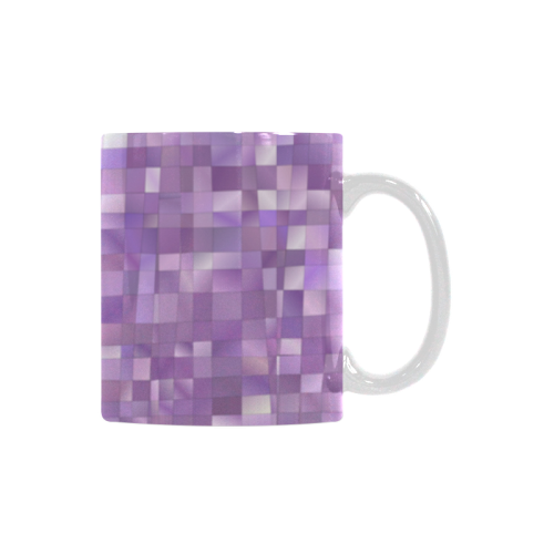 Purple Pearl Mosaic White Mug(11OZ)