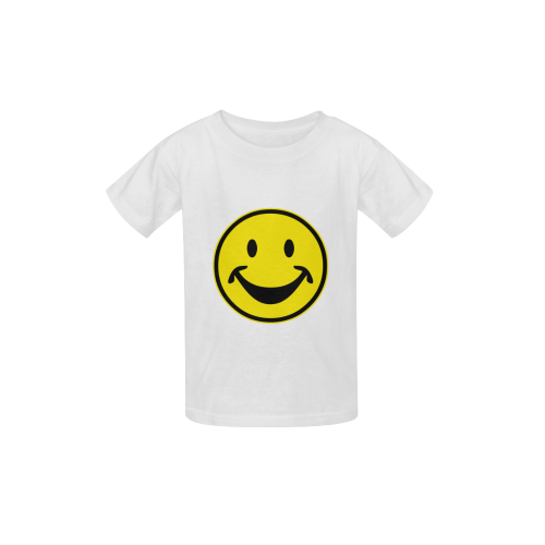 Funny yellow SMILEY for happy people Kid's  Classic T-shirt (Model T22)