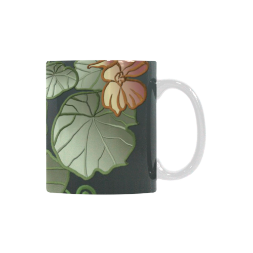 Art Nouveau Garden White Mug(11OZ)