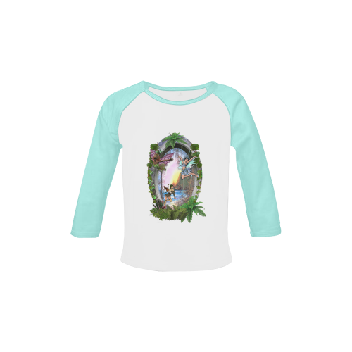 Fairy kingdom Baby Organic Long Sleeve Shirt (Model T31)