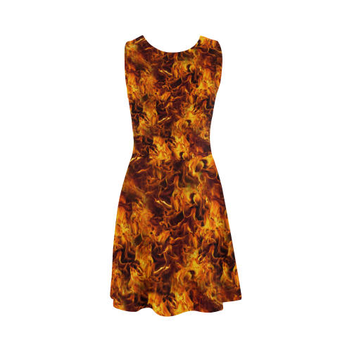 Flaming Fire Pattern Atalanta Sundress (Model D04)