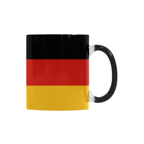 German Flag Colored Stripes Custom Morphing Mug