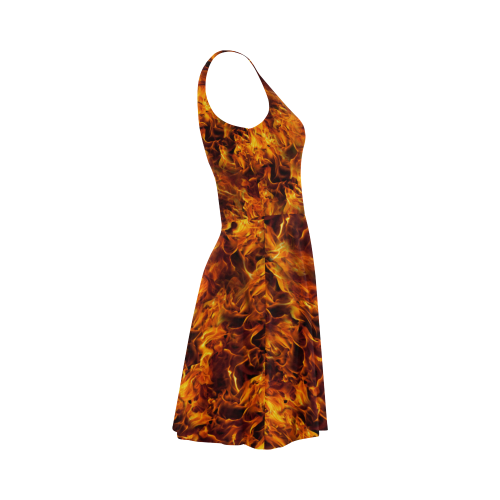 Flaming Fire Pattern Atalanta Sundress (Model D04)