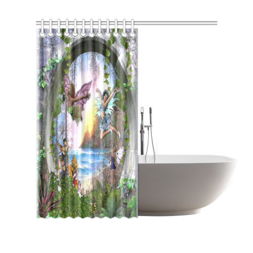 Fairy land by just kidding Shower Curtain 69"x70"