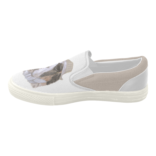 Cool Barney Women's Slip-on Canvas Shoes (Model 019)