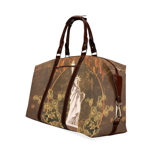 Statue of liberty with flowers Classic Travel Bag (Model 1643)