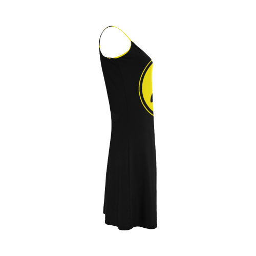 Funny yellow SMILEY for happy people Alcestis Slip Dress (Model D05)