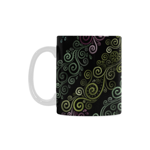 Psychedelic pastel White Mug(11OZ)