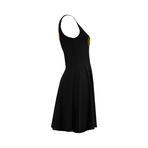 Funny yellow SMILEY for happy people Atalanta Sundress (Model D04)