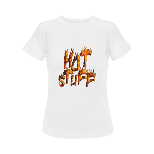 Flaming HOT STUFF Women's Classic T-Shirt (Model T17）