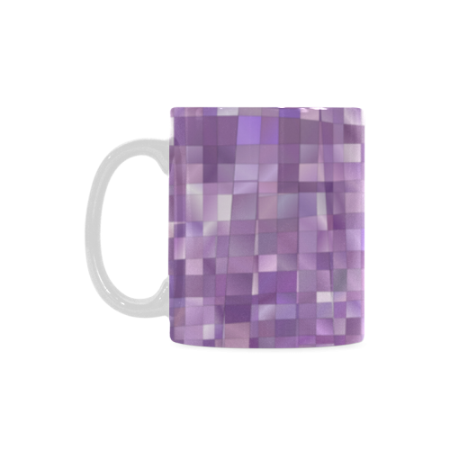 Purple Pearl Mosaic White Mug(11OZ)