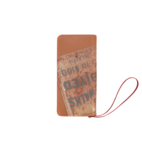 Spitting prohibited, penalty Women's Clutch Wallet (Model 1637)