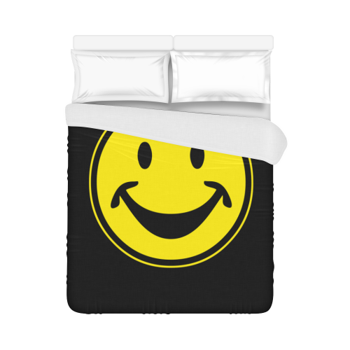 Funny yellow SMILEY for happy people Duvet Cover 86"x70" ( All-over-print)